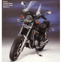 Memphis Shades Demon 2-Point Handlebar Mounted Universal Windshield -Givi Store DEMON HONDA1