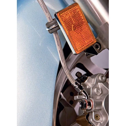 Front Brake Lines - Single Disc - Suzuki 2 Front Brake Lines - Single Disc - Suzuki - Image 2