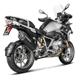 Akrapovic S-B12SO23-HAATBL Slip-on Line Exhaust, Black For BMW R1250GS '19-