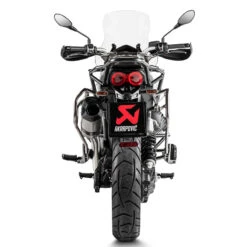 Akrapovic S-MG8SO2-HFTT Slip-on Line Exhaust, Titanium For Moto Guzzi V85 TT '19-'20 -Givi Store akrapovic s mg8so2 hftt slip on line exhaust image4