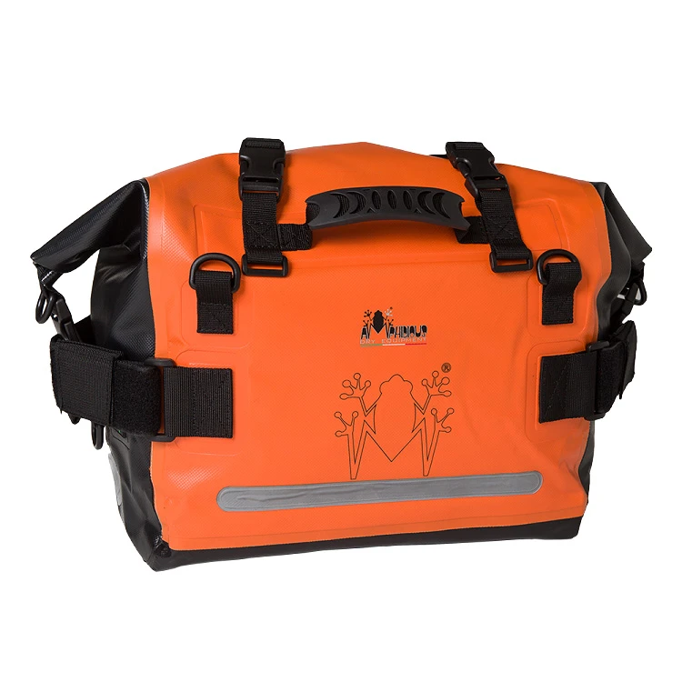 Amphibious MB-05.13 Motobag 2 Textile Saddlebag, Orange 2 Amphibious MB-05.13 Motobag 2 Textile Saddlebag, Orange - Image 2