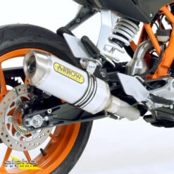 Arrow 71813AO Thunder Exhaust, Aluminum For KTM RC 125 / Duke 390 / RC390