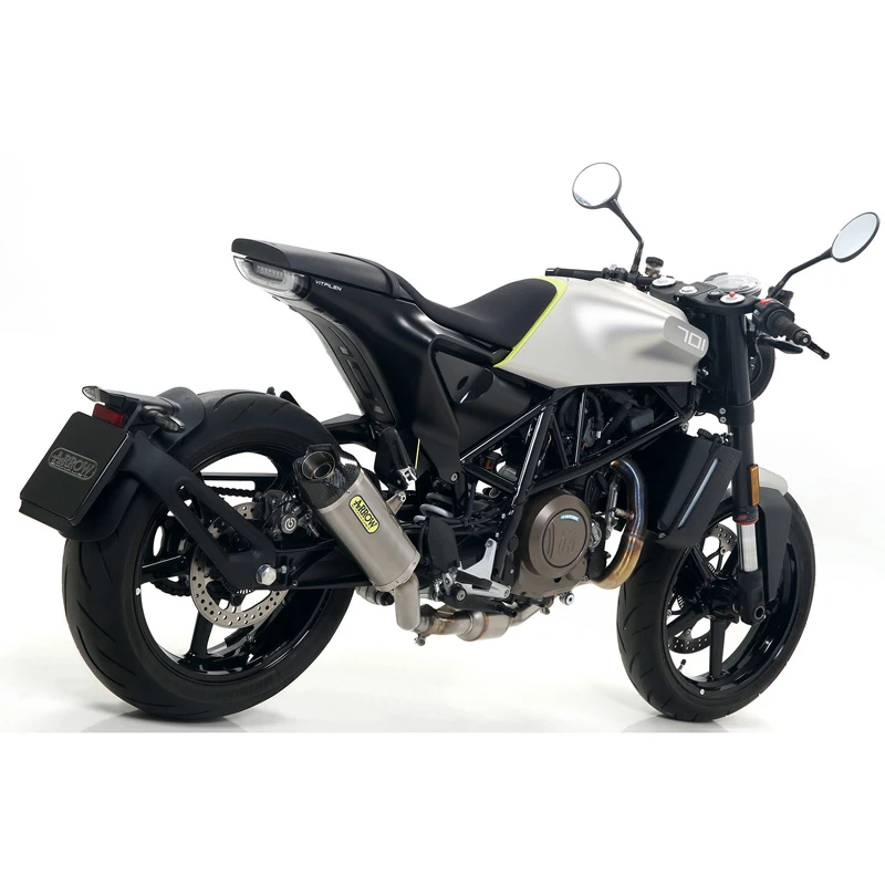 Arrow 71891PK Works Slip-on Exhaust Titanium For Husqvarna Vitpilen 701 (2018-) 1 Arrow 71891PK Works Slip-on Exhaust Titanium For Husqvarna Vitpilen 701 (2018-)