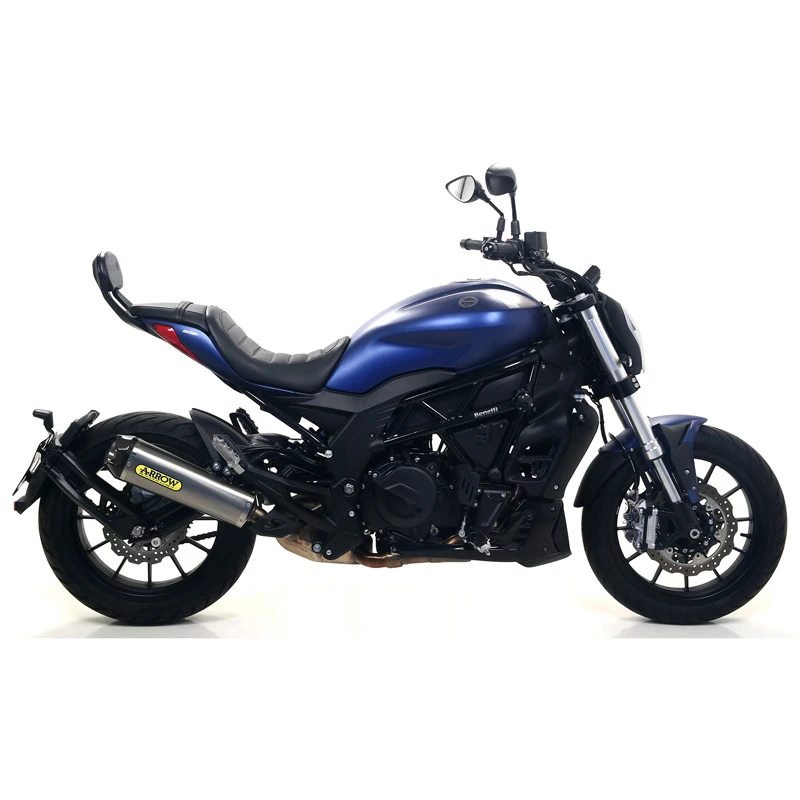 Arrow 71909PK Works Titanium Slip-on Exhaust, Titanium For Benelli 502C '19-'20 2 Arrow 71909PK Works Titanium Slip-on Exhaust, Titanium For Benelli 502C '19-'20 - Image 2