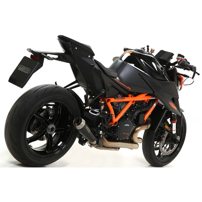 Arrow 71916PRNR Pro-Race Slip-on Exhaust, Nichrome Dark For KTM 1290 Super Duke R '20- 1 Arrow 71916PRNR Pro-Race Slip-on Exhaust, Nichrome Dark For KTM 1290 Super Duke R '20-