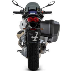 Arrow 71953PK Indy Race Exhaust, Titanium For Moto Guzzi V100 Mandello '23- -Givi Store arrow 71953pk indy race slip on exhaust titanium image3