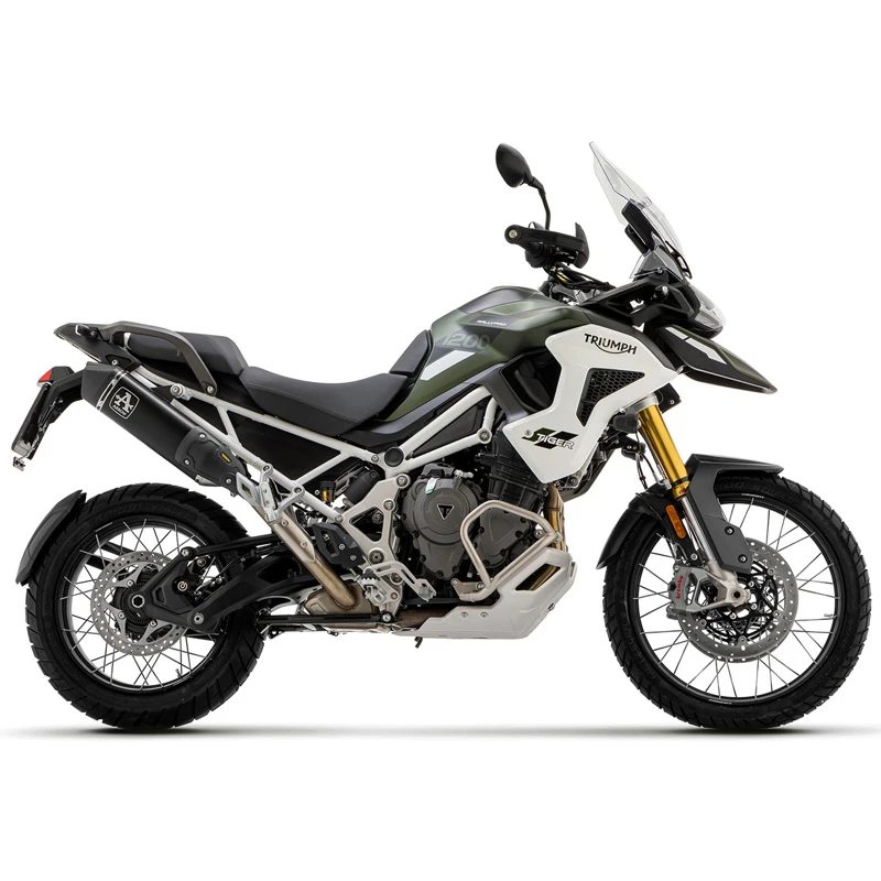 Arrow 72502VAN Veloce Slip-on Exhaust, Dark For Triumph Tiger 1200 (2022-) (Without Side Cases) 2 Arrow 72502VAN Veloce Slip-on Exhaust, Dark For Triumph Tiger 1200 (2022-) (Without Side Cases) - Image 2