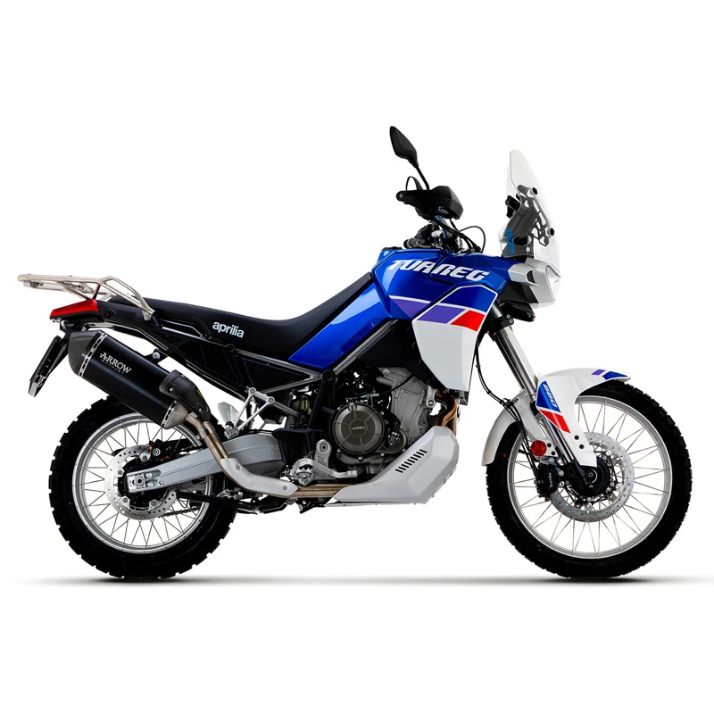 Arrow 72506SKN Sonora Titanium Dark Exhaust For Aprilia Tuareg 660 (2022-) 2 Arrow 72506SKN Sonora Titanium Dark Exhaust For Aprilia Tuareg 660 (2022-) - Image 2