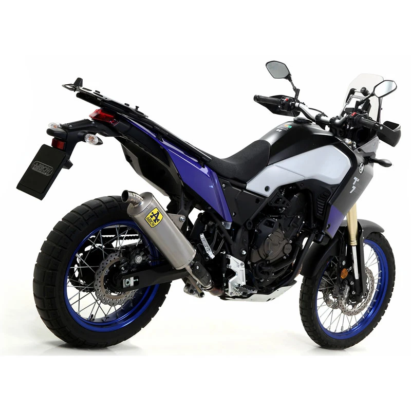 Arrow 72626PO Indy Race Slip-on Exhaust, Titanium For Yamaha Tenere 700 (2019-) 2 Arrow 72626PO Indy Race Slip-on Exhaust, Titanium For Yamaha Tenere 700 (2019-) - Image 2