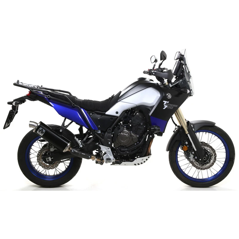 Arrow 72628AON Indy Race Slip-on Exhaust, Aluminum Dark For Yamaha Tenere 700 '19-'20 2 Arrow 72628AON Indy Race Slip-on Exhaust, Aluminum Dark For Yamaha Tenere 700 '19-'20 - Image 2