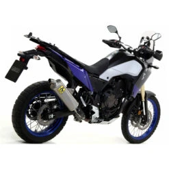 Arrow 72628PO Indy Race Slip-on Exhaust, Titanium For Yamaha Tenere 700 '19-'20