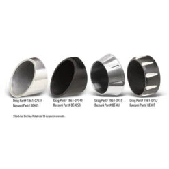 Bassani 1F740 4" Quick Change Slip-On Exhausts, Chrome For Harley Baggers '95-'16 -Givi Store bassani 1f740 4in quick change slip on exhausts image3