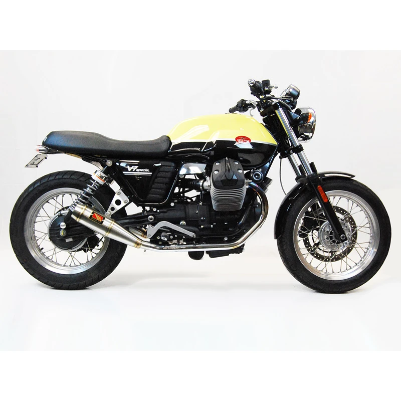 Competition Werkes WMGV7 Slip-on Exhaust For Moto Guzzi V7 All Models (2008-2014) 2 Competition Werkes WMGV7 Slip-on Exhaust For Moto Guzzi V7 All Models (2008-2014) - Image 2