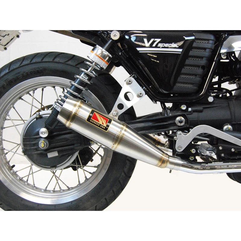Competition Werkes WMGV7 Slip-on Exhaust For Moto Guzzi V7 All Models (2008-2014) 1 Competition Werkes WMGV7 Slip-on Exhaust For Moto Guzzi V7 All Models (2008-2014)