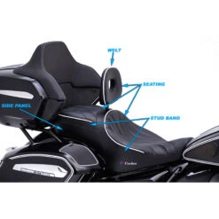 Corbin BMW-R18-TC-DT-E Dual Touring Seat, Heated For BMW R 18 Transcontinental (2022-) -Givi Store corbin bmw r18 tc dt dual touring seat image11