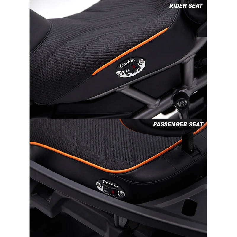 Corbin HD-PA-R-E Rear Seat Heated For Harley Pan America (2021-) 5 Corbin HD-PA-R-E Rear Seat Heated For Harley Pan America (2021-) - Image 5