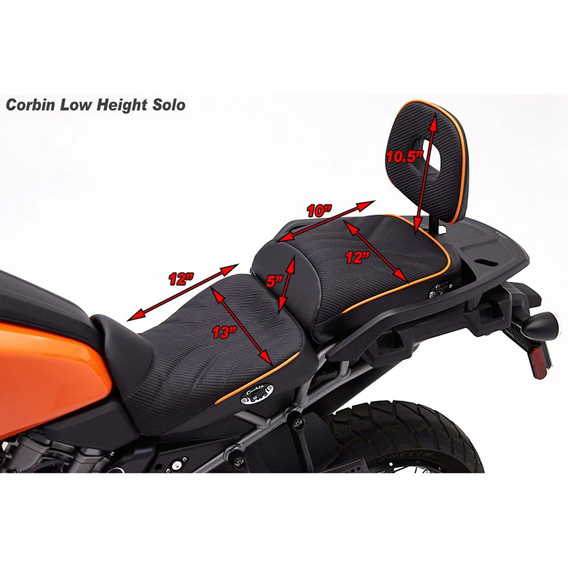 Corbin HD-PA-R-E Rear Seat Heated For Harley Pan America (2021-) 7 Corbin HD-PA-R-E Rear Seat Heated For Harley Pan America (2021-) - Image 7