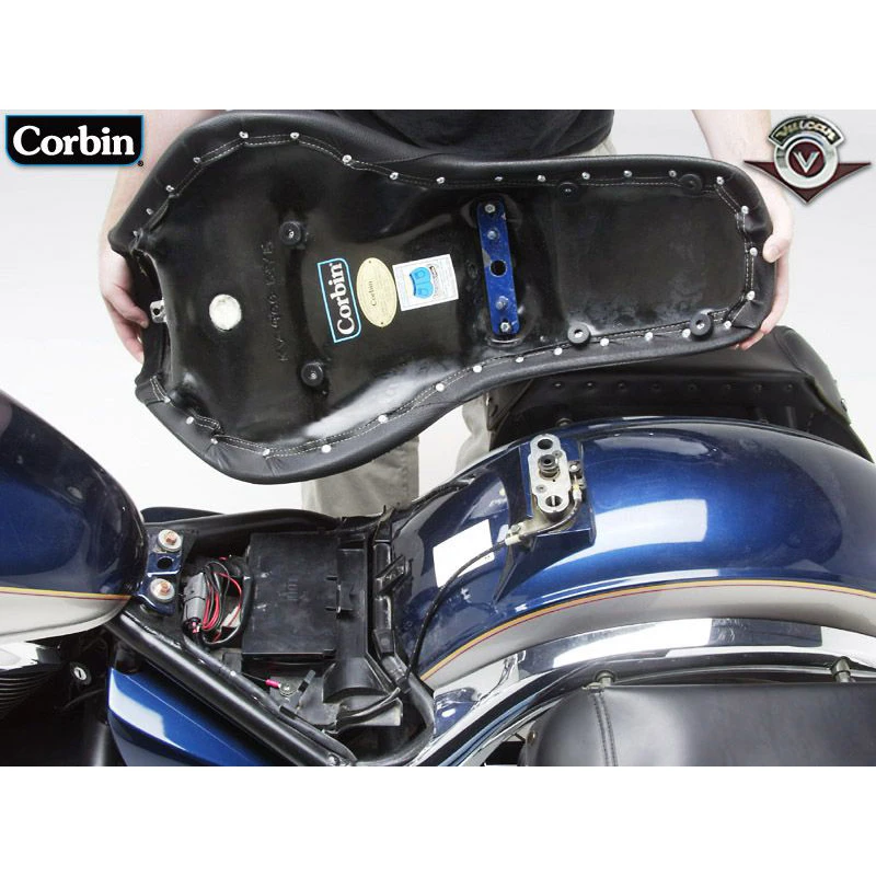 Corbin KV-900-6-YG Young Guns Seat For Kawasaki Vulcan 900 (2006-) 8 Corbin KV-900-6-YG Young Guns Seat For Kawasaki Vulcan 900 (2006-) - Image 8