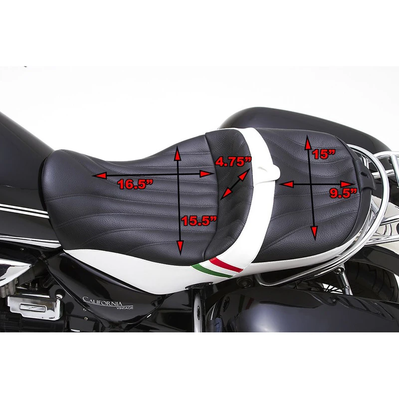 Corbin MG-CV7-DT-E Dual Touring Seat(With Heat) For Moto-Guzzi California Vintage '06-'12 16 Corbin MG-CV7-DT-E Dual Touring Seat(With Heat) For Moto-Guzzi California Vintage '06-'12 - Image 16
