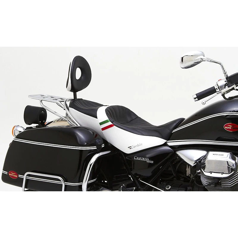 Corbin MG-CV7-DT-E Dual Touring Seat(With Heat) For Moto-Guzzi California Vintage '06-'12 2 Corbin MG-CV7-DT-E Dual Touring Seat(With Heat) For Moto-Guzzi California Vintage '06-'12 - Image 2