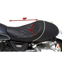 Corbin Y-SR4-G Classic Gunfighter Seat For Yamaha SR400 (2010-) -Givi Store corbin y sr4 g classic gunfighter seat image6