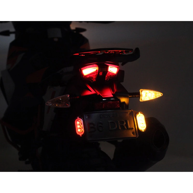 Denali DNL.WHS.23100 Rear T3 Turn Signal License Plate Kit For KTM 1290 Adventure '21- 4 Denali DNL.WHS.23100 Rear T3 Turn Signal License Plate Kit For KTM 1290 Adventure '21- - Image 4