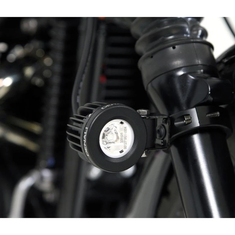 Denali LAH.00.10500.B Inverted Fork Tube Auxiliary Light Mount For 50-60mm Diameter Tubes 3 Denali LAH.00.10500.B Inverted Fork Tube Auxiliary Light Mount For 50-60mm Diameter Tubes - Image 3