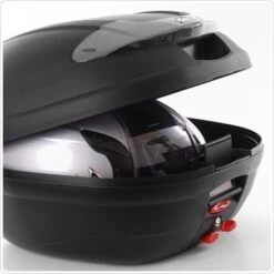 Givi E340NTA 34 Liter Monolock Top Case Matte Black -Givi Store givi e340nta 34ltr matte black case 4