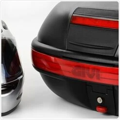 Givi E460N 46 Liter Monokey Top Case Matte Black -Givi Store givi e460n 46ltr matte black for monokey case 1