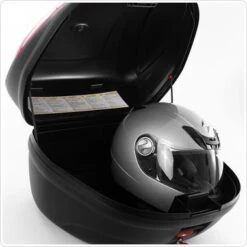 Givi E470NA 47 Liter Monolock Top Case Matte Black 8 Givi E470NA 47 Liter Monolock Top Case Matte Black -Givi Store givi e470na 47ltr matte black monolock case 1