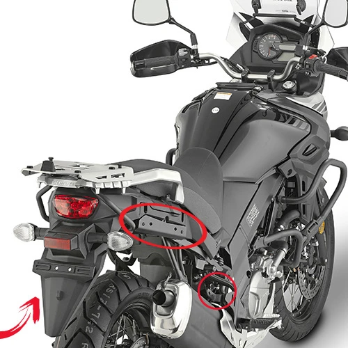 Givi PLR3112 Rapid Release Sidecarrier For Suzuki DL650 V-Strom (2017-) 2 Givi PLR3112 Rapid Release Sidecarrier For Suzuki DL650 V-Strom (2017-) - Image 2
