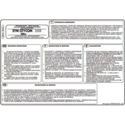 Givi SR231M Specific Rack For Sym Citycom 300 (2008-2019) -Givi Store givi sr231m specific rack citycom300 3