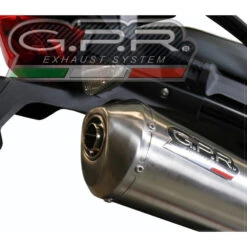 GPR BE.11.SAT Satinox Slip-on Exhaust For Benelli Leoncino 500 (2017-)