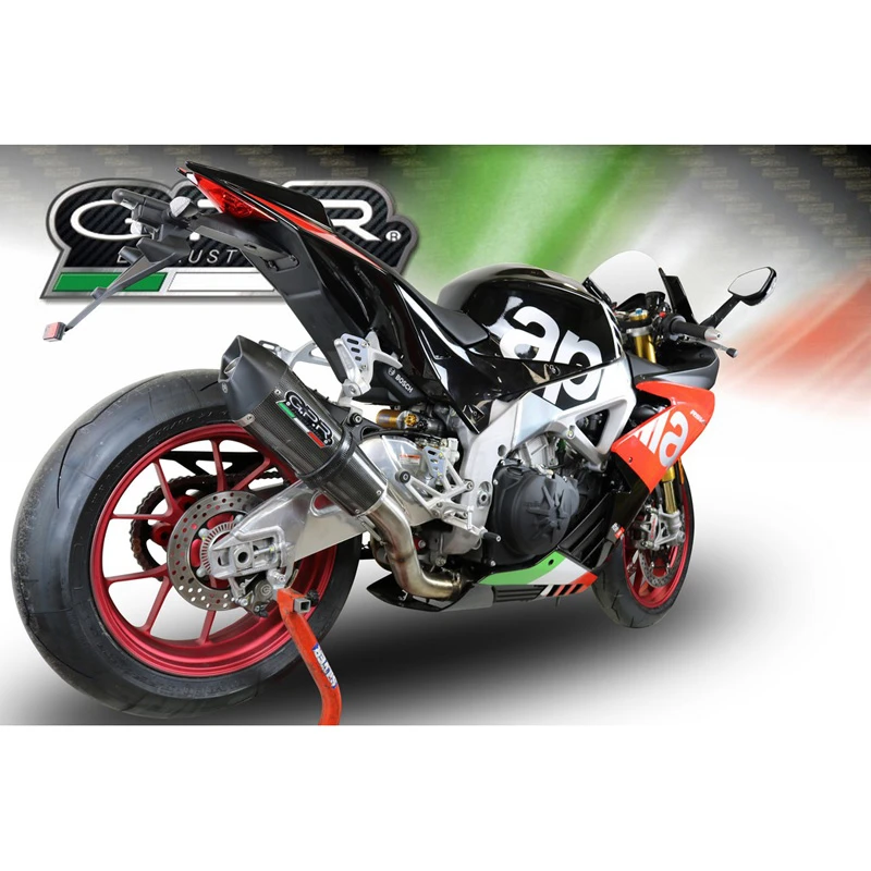 GPR E4.A.65.GPAN.PO GP Evo4 Poppy Slip-on Exhaust For Aprilia RSV4 1000 '17-'18 2 GPR E4.A.65.GPAN.PO GP Evo4 Poppy Slip-on Exhaust For Aprilia RSV4 1000 '17-'18 - Image 2