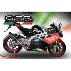 GPR E4.A.65.GPAN.PO GP Evo4 Poppy Slip-on Exhaust For Aprilia RSV4 1000 '17-'18 5 GPR E4.A.65.GPAN.PO GP Evo4 Poppy Slip-on Exhaust For Aprilia RSV4 1000 '17-'18 -Givi Store gpr e4 a 65 gpan po gp evo4 poppy slip on exhaust image3