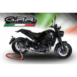 GPR E4.BE.17.GPAN.PO GP Evo4 Poppy Full Exhaust For Benelli Leoncino 500 (2017-) -Givi Store gpr e4 be 17 gpan po gp evo4 poppy full exhaust image3