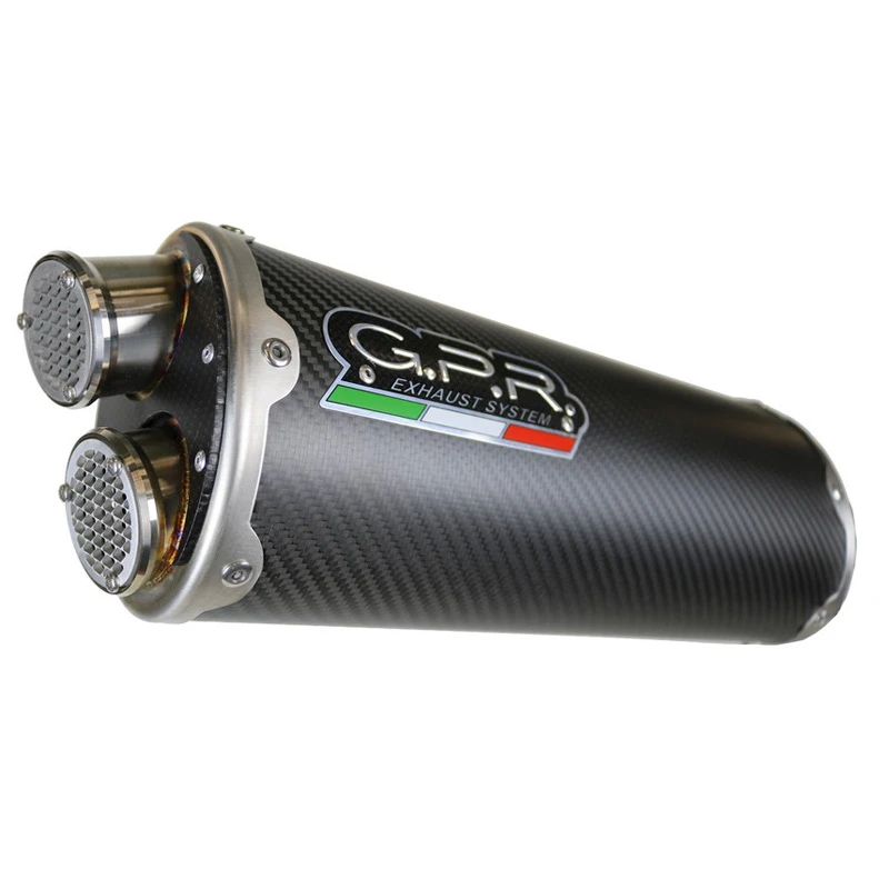 GPR E4.T.79.DUAL.CA Dual Carbon Slip-on Exhausts For Triumph Tiger 800 (2017-) 2 GPR E4.T.79.DUAL.CA Dual Carbon Slip-on Exhausts For Triumph Tiger 800 (2017-) - Image 2