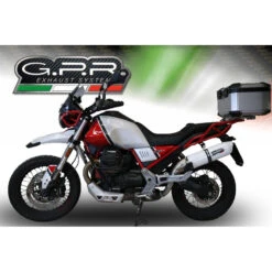 GPR E4.GU.61.ALBE4 Albus Evo4 Slip-on Exhaust For Moto Guzzi V85 TT (2019-) -Givi Store gpr e4 gu 61 albe4 albus evo4 slip on exhaust image3