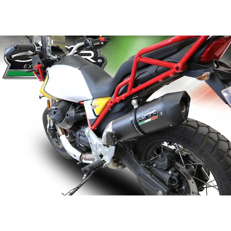GPR E4.GU.61.FCE4 Furore Evo4 Carbon Slip-on Exhaust For Moto Guzzi V85 TT (2019-) 1 GPR E4.GU.61.FCE4 Furore Evo4 Carbon Slip-on Exhaust For Moto Guzzi V85 TT (2019-)
