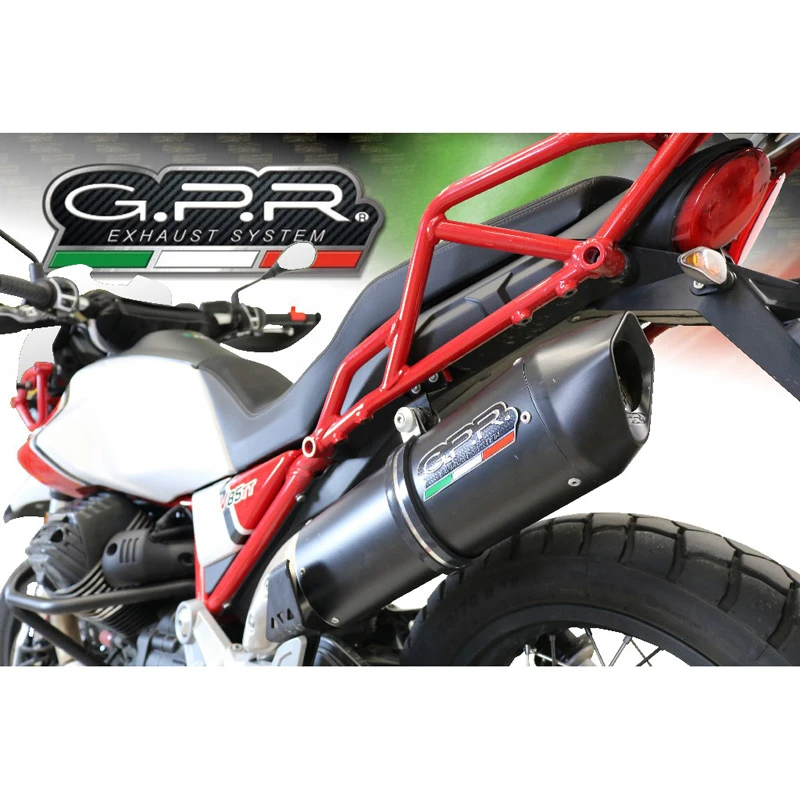 GPR E4.GU.61.FNE4 Furore Evo4 Nero Slip-on Exhaust For Moto Guzzi V85 TT (2019-) 1 GPR E4.GU.61.FNE4 Furore Evo4 Nero Slip-on Exhaust For Moto Guzzi V85 TT (2019-)