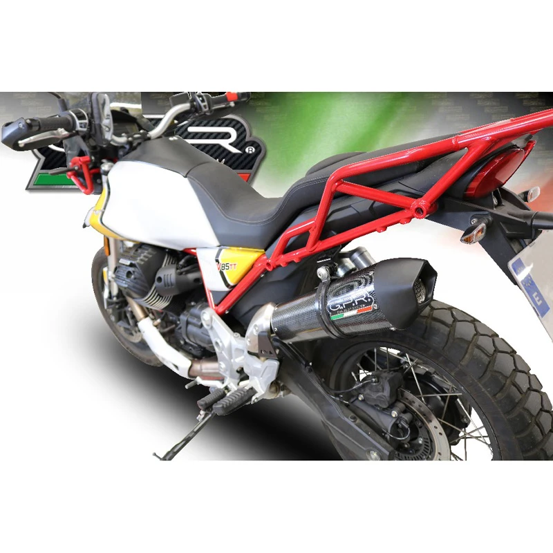 GPR E4.GU.61.GPAN.PO GP Evo4 Poppy Slip-on Exhaust For Moto Guzzi V85 TT (2019-) 1 GPR E4.GU.61.GPAN.PO GP Evo4 Poppy Slip-on Exhaust For Moto Guzzi V85 TT (2019-)