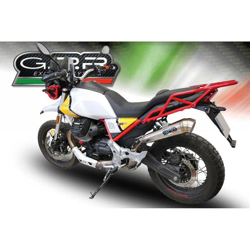 GPR E4.GU.61.PCEV Powercone Evo Slip-on Exhaust For Moto Guzzi V85 TT (2019-) 2 GPR E4.GU.61.PCEV Powercone Evo Slip-on Exhaust For Moto Guzzi V85 TT (2019-) - Image 2