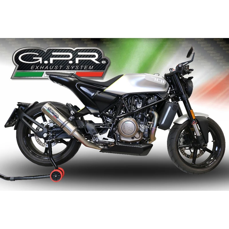 GPR E4.HU.43.M3.INOX M3 Inox Slip-on Exhaust For Husqvarna Svartpilen 701 (2019-) 1 GPR E4.HU.43.M3.INOX M3 Inox Slip-on Exhaust For Husqvarna Svartpilen 701 (2019-)