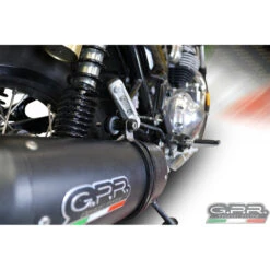 GPR E4.ROY.6.FNE4 Furore Evo4 Nero Exhausts Royal Enfield Interceptor 650 (2019-) -Givi Store gpr e4 roy 6 fne4 furore evo4 nero exhausts image3