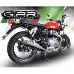 GPR E4.ROY.7.PCEV Powercone Evo Exhausts For Royal Enfield Continental 650 (2019-)