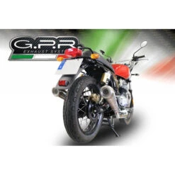 GPR E4.ROY.7.PCEV Powercone Evo Exhausts For Royal Enfield Continental 650 (2019-) -Givi Store gpr e4 roy 7 pcev powercone evo slip on exhausts image3