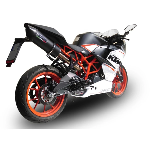 GPR KTM.73.FUNE Furore Nero Slip-On Exhaust For KTM RC 390 (2015-2016) 2 GPR KTM.73.FUNE Furore Nero Slip-On Exhaust For KTM RC 390 (2015-2016) - Image 2