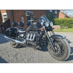 Handmade Saddlebags Hard Luggage For Triumph Rocket -Givi Store handmade hard saddlebags for triumph rocket iii image12