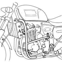 Hepco & Becker 501.701 Engine Guard, Chrome For Triumph Thunderbird