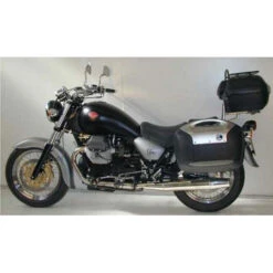 Hepco & Becker 650.527 01 02 Rear Rack, Chrome For Moto Guzzi Stone